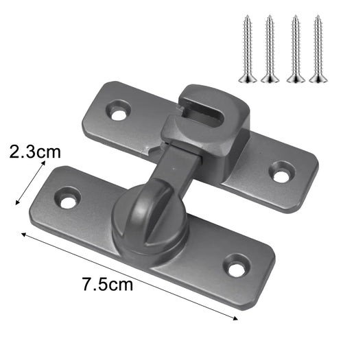 90 Degree Window Drawers Cabinet Locks Stainless Steel Hook Latch Barn Door Latch Bolt Hooks Sliding Gate Buckles Hardware